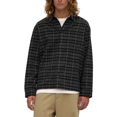 Assembly Label Tom Check Overshirt Black Olive